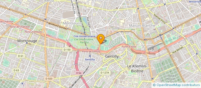 localisation de l'entreprise PUC VOLLEY BALL  PARIS