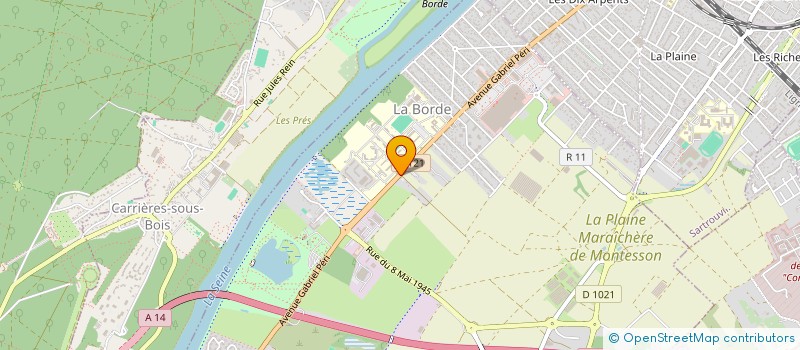 localisation de l'entreprise PUCCINI  MONTESSON