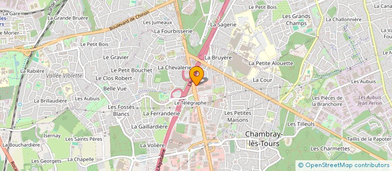 localisation de l'entreprise PUCCINI  CHAMBRAY-LES-TOURS