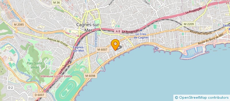 localisation de l'entreprise PUCE AZUR à CAGNES-SUR-MER