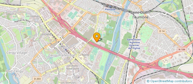 localisation de l'entreprise PUCE EN MAIN  PONTOISE