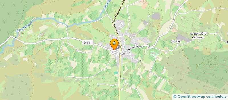 localisation de l'entreprise PUCE INFORMATIQUE  POMPIGNAN