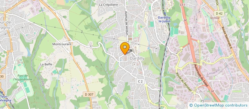 localisation de l'entreprise PUCELOC à DARDILLY