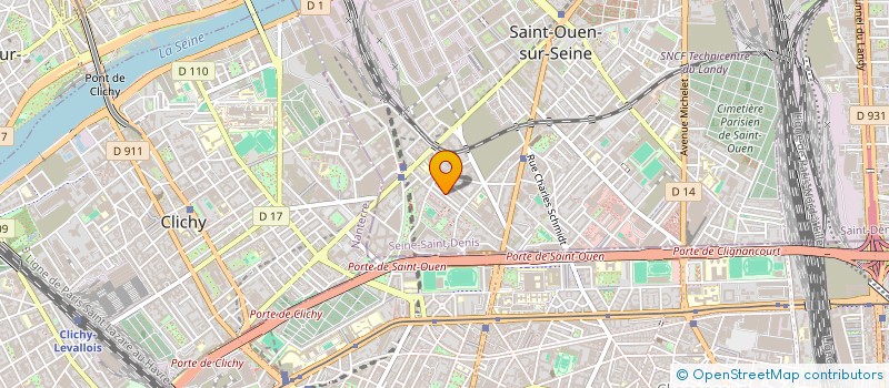 localisation de l'entreprise PUCES ET POUSSES à SAINT-OUEN-SUR-SEINE