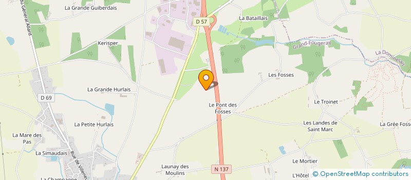 localisation de l'entreprise PUCES INDUSTRIES à GRAND-FOUGERAY
