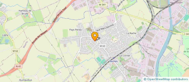 localisation de l'entreprise PUCHAUX LOPES  SANTES