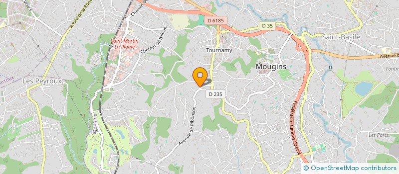 localisation de l'entreprise PUCHBON à MOUGINS