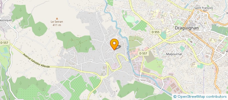 localisation de l'entreprise PUCINFO SARL à DRAGUIGNAN