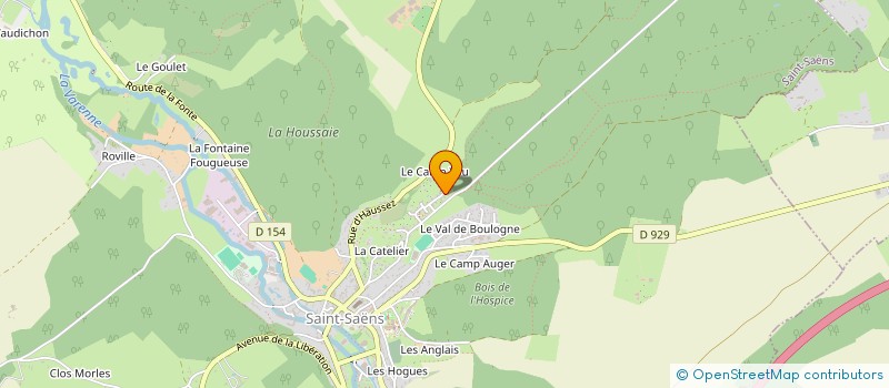 localisation de l'entreprise PUEBLO SANO  SAINT-SAENS