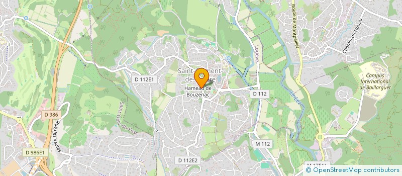 localisation de l'entreprise PUECH  SAINT-CLEMENT-DE-RIVIERE