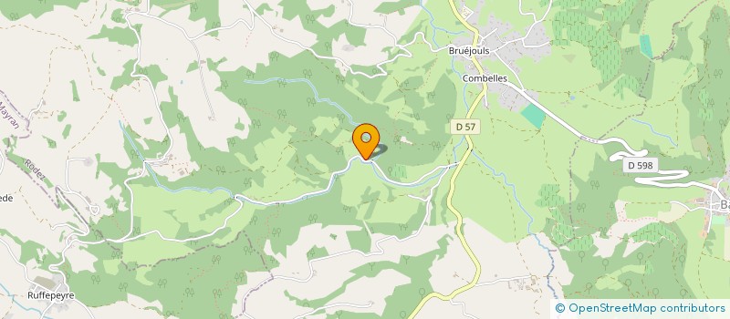 localisation de l'entreprise PUECH DELMONT  CLAIRVAUX-D'AVEYRON