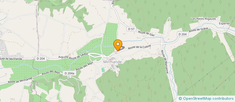 localisation de l'entreprise PUECH & GUIRAL DISTRIBUTION  MIRMANDE