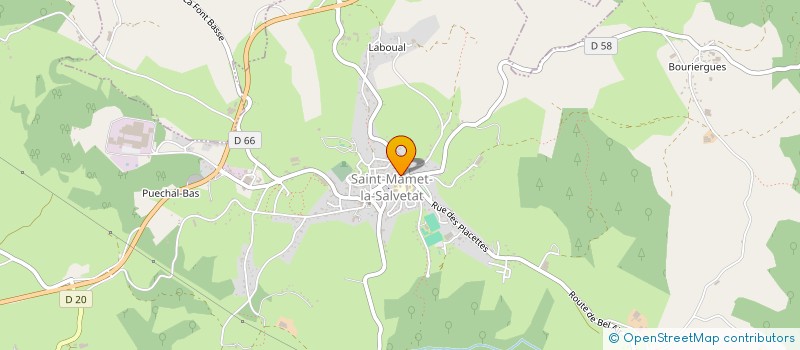 localisation de l'entreprise PUECH KATIA à SAINT-MAMET-LA-SALVETAT