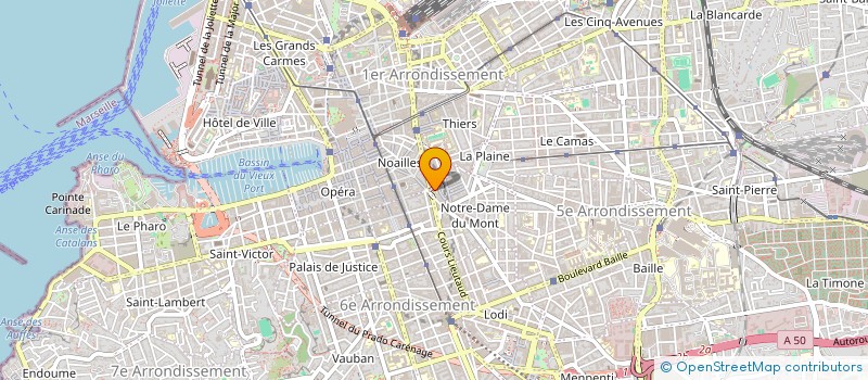 localisation de l'entreprise PUELLAE à MARSEILLE 6