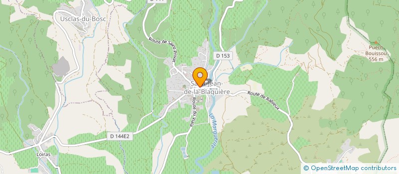 localisation de l'entreprise PUENTEDURA FABIENNE  SAINT-JEAN-DE-LA-BLAQUIERE