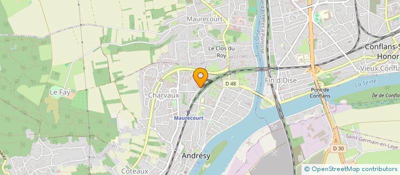 localisation de l'entreprise PUERI'EMPLOI  ANDRESY