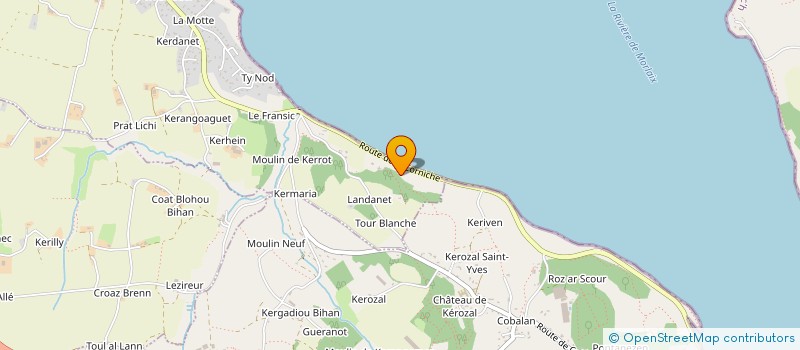 localisation de l'entreprise PUERIC  CARANTEC