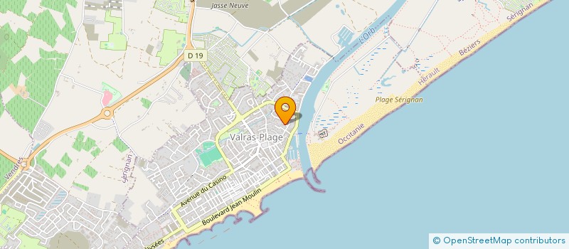 localisation de l'entreprise PUERTA DEL SOL  VALRAS-PLAGE