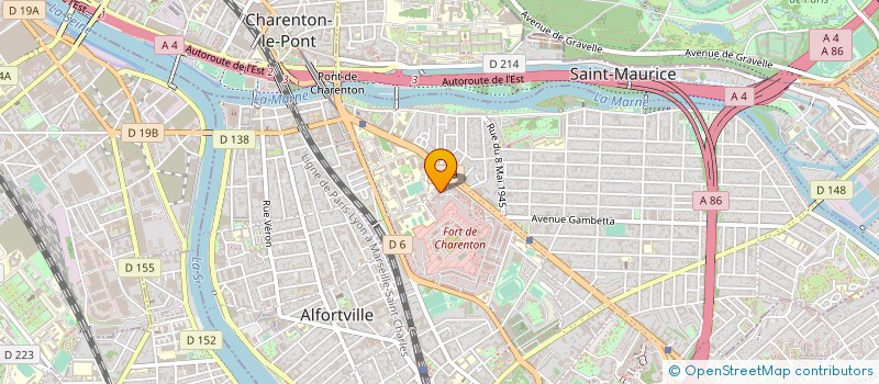 localisation de l'entreprise PUERTA NOVA MANAGEMENT PRODUCTION ARTISTIQUE  MAISONS-ALFORT
