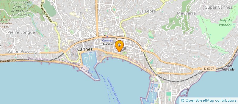 localisation de l'entreprise PUERTO PLATA PROHIBICION à CANNES