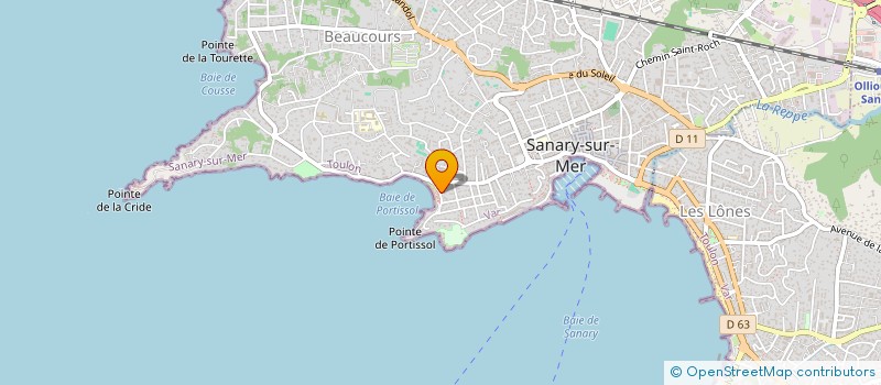 localisation de l'entreprise PUERTO VIEJO à SANARY-SUR-MER