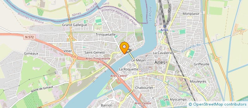 localisation de l'entreprise PUEYO AGRAIN  ARLES