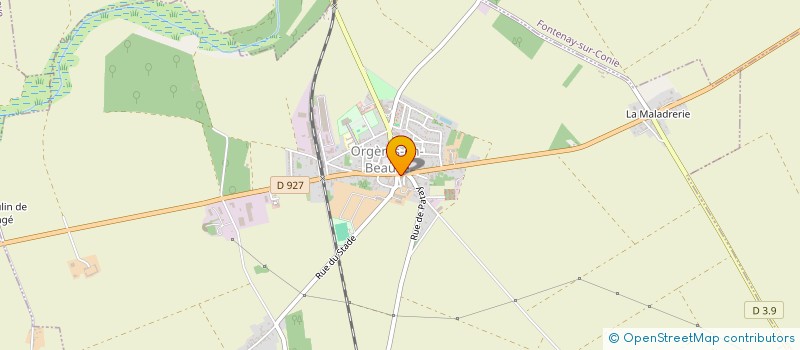 localisation de l'entreprise PUFF à ORGERES-EN-BEAUCE