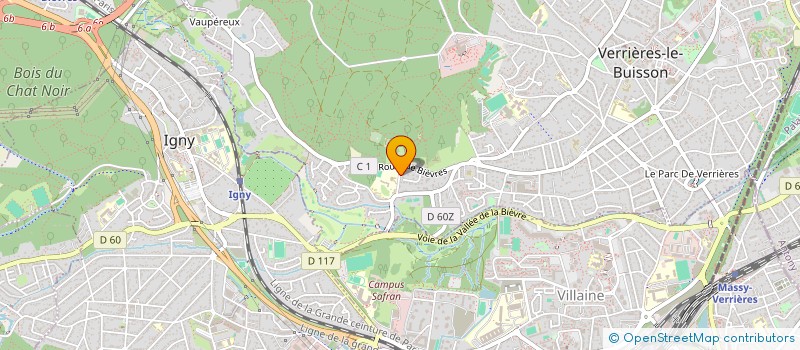localisation de l'entreprise PUFFIMMO à VERRIERES-LE-BUISSON