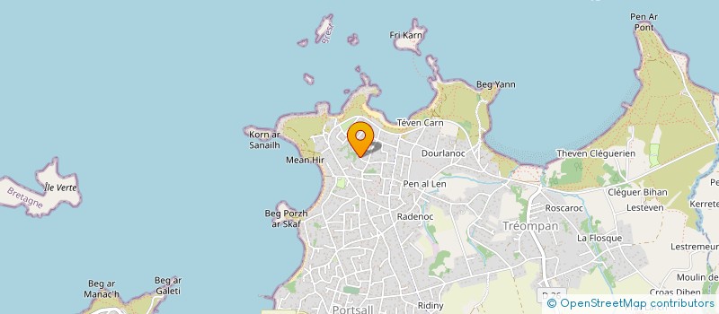 localisation de l'entreprise PUFFINS TREK  PLOUDALMEZEAU