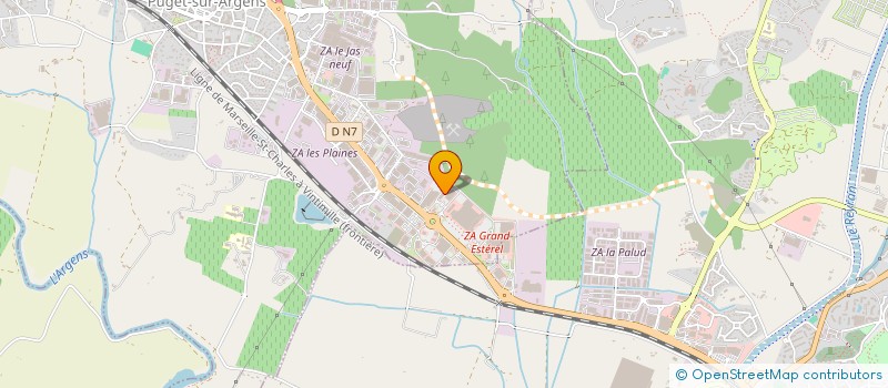 localisation de l'entreprise PUGET PIZZA à PUGET-SUR-ARGENS