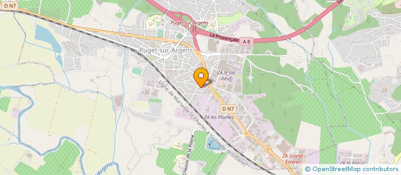 localisation de l'entreprise PUGET POIDS LOURDS à PUGET-SUR-ARGENS