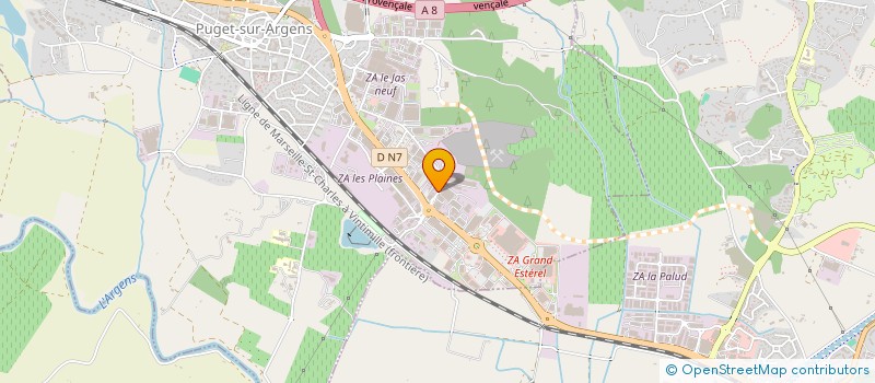 localisation de l'entreprise PUGET SUR ARGENS PISCINES  PUGET-SUR-ARGENS