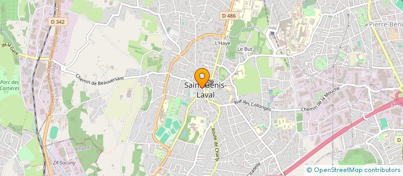 localisation de l'entreprise PUGHJALINA  SAINT-GENIS-LAVAL