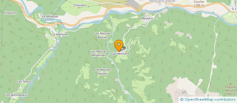 localisation de l'entreprise PUGILATUS  MEOLANS-REVEL