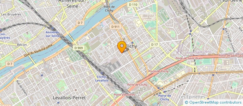 localisation de l'entreprise PUGLIA à CLICHY