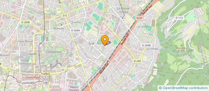 localisation de l'entreprise PUGLIA  SAINT-MARTIN-D'HERES