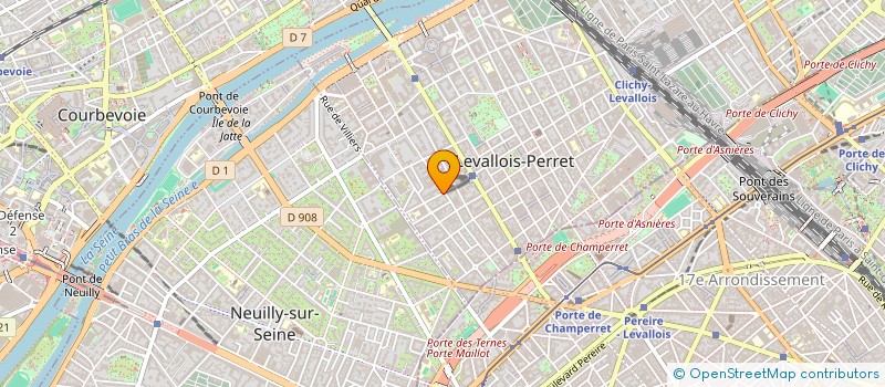 localisation de l'entreprise PUGNAM à LEVALLOIS-PERRET