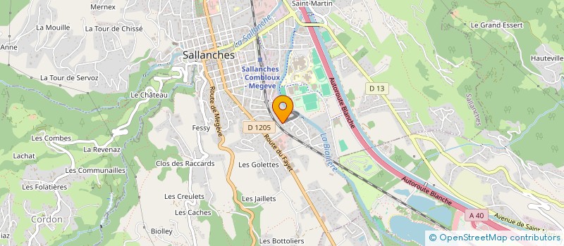 localisation de l'entreprise PUGNAT FRANCK ELECTRICITE  CORDON