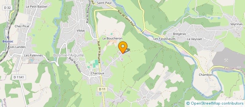 localisation de l'entreprise PUI FORMATION à BOSMIE-L'AIGUILLE