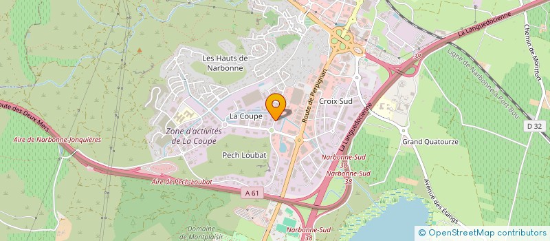 localisation de l'entreprise PUIG ALT MAT à NARBONNE
