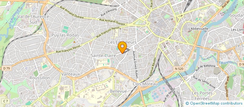 localisation de l'entreprise PUIG EXPERTISES à LIMOGES