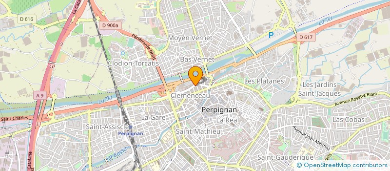 localisation de l'entreprise PUIG JANER FRANCE  PERPIGNAN