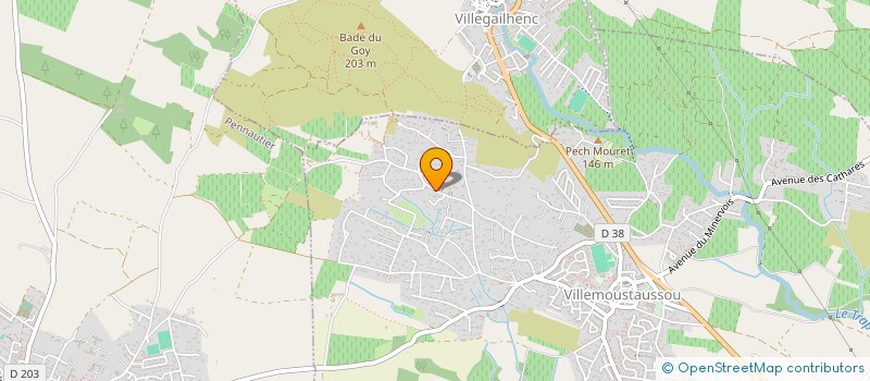 localisation de l'entreprise PUIGMAL à VILLEMOUSTAUSSOU
