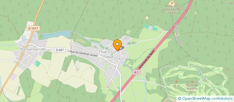 localisation de l'entreprise PUILLANDRE  THIERS-SUR-THEVE