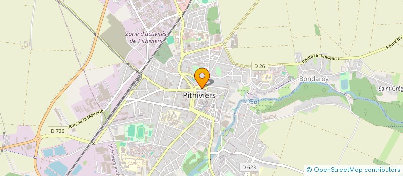 localisation de l'entreprise PUISEAUX EXPANSION à PITHIVIERS