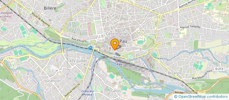 localisation de l'entreprise PUISEUX à PAU