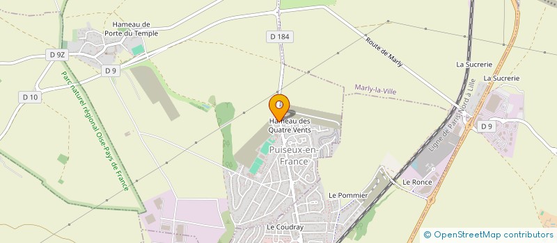 localisation de l'entreprise PUISEUX LOUVRE MEDICAL CENTER  PUISEUX-EN-FRANCE