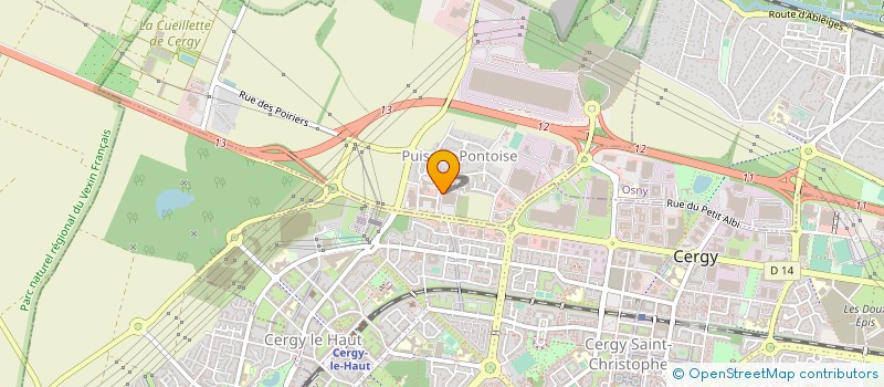 localisation de l'entreprise PUISEUX PONTOISE PRIMEURS à PUISEUX-PONTOISE