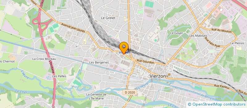 localisation de l'entreprise PUISSANCE 2 COM  VIERZON