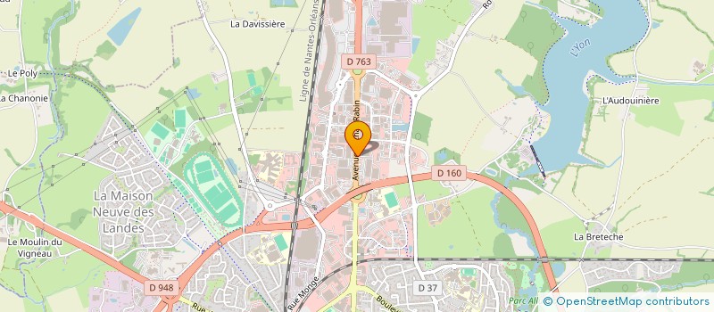 localisation de l'entreprise PUISSANCE 3 à LA ROCHE-SUR-YON